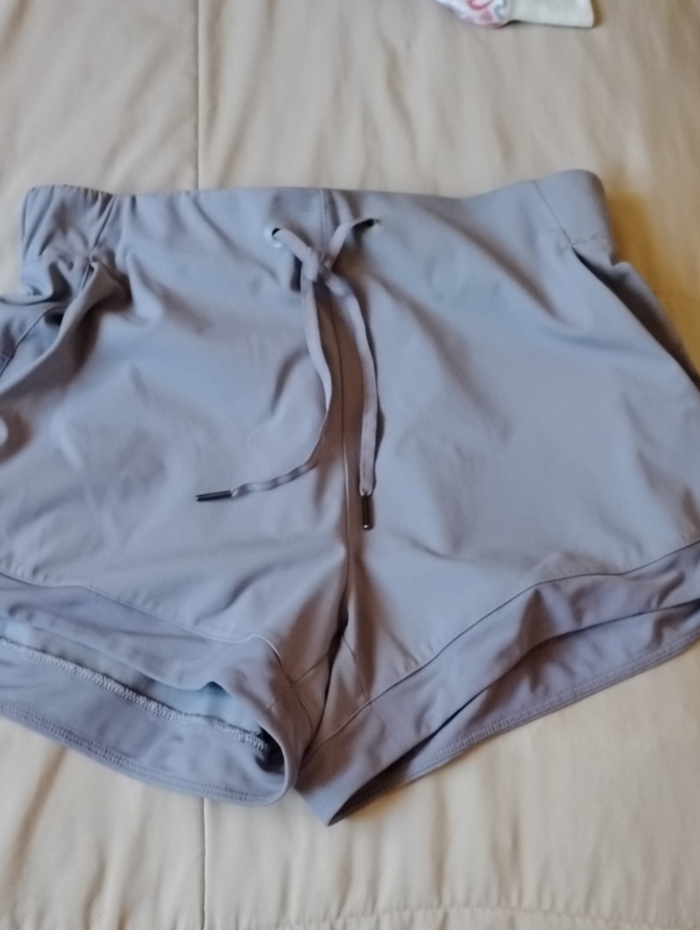 Women's Athletic Drawstring Shorts - Light Lavender